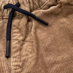 SARABANDA pantalone in velluto tinta unita con elastico in vita Marrone per Bambino 07168J MARRONE SARABANDA 