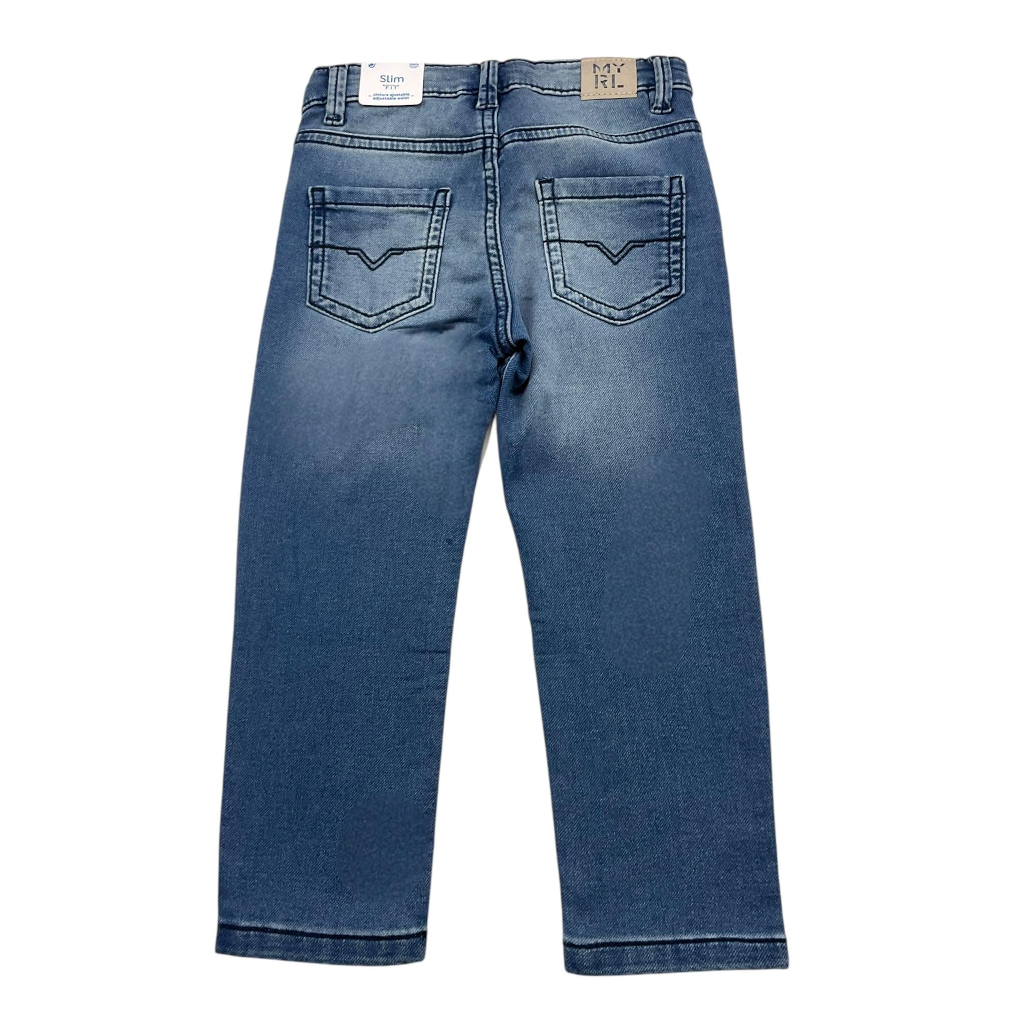 MAYORAL jeans tinta unita con girovita regolabile Azzurro per Neonato 253333 AZZURRO MAYORAL 