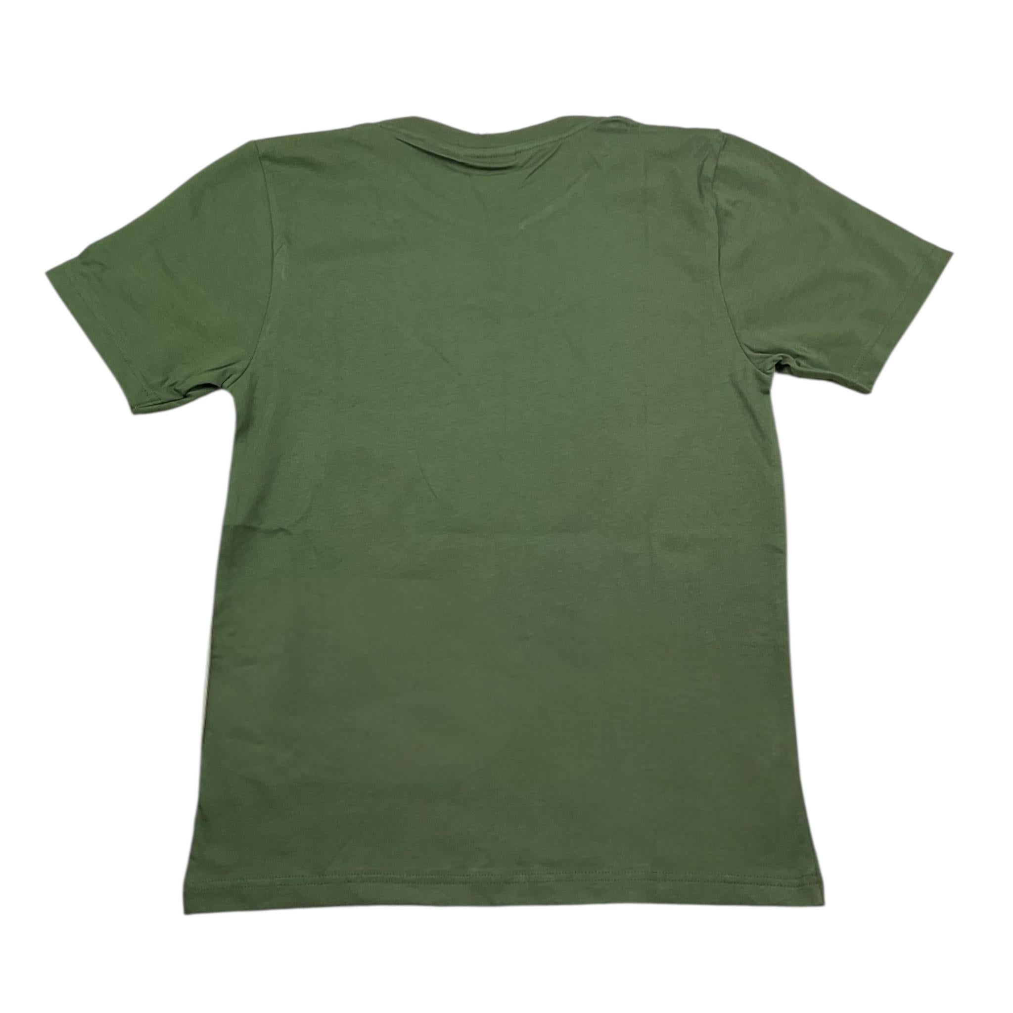 F**K T-Shirt Girocollo Tinta Unita con Logo per Bambino FJ25J01TS71MG VERDE F**K 