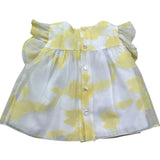 Le Bebe Camicia Giromanica Tinta Unita Stampa Fantasia per Neonata LBG6365 BIANCO LE BEBE 