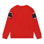 TIMBERLAND felpa chiusa girocollo tinta unita con logo Rosso per Bambino T25U57 ROSSO TIMBERLAND 