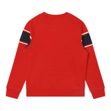 TIMBERLAND felpa chiusa girocollo tinta unita con logo Rosso per Bambino T25U57 ROSSO TIMBERLAND 