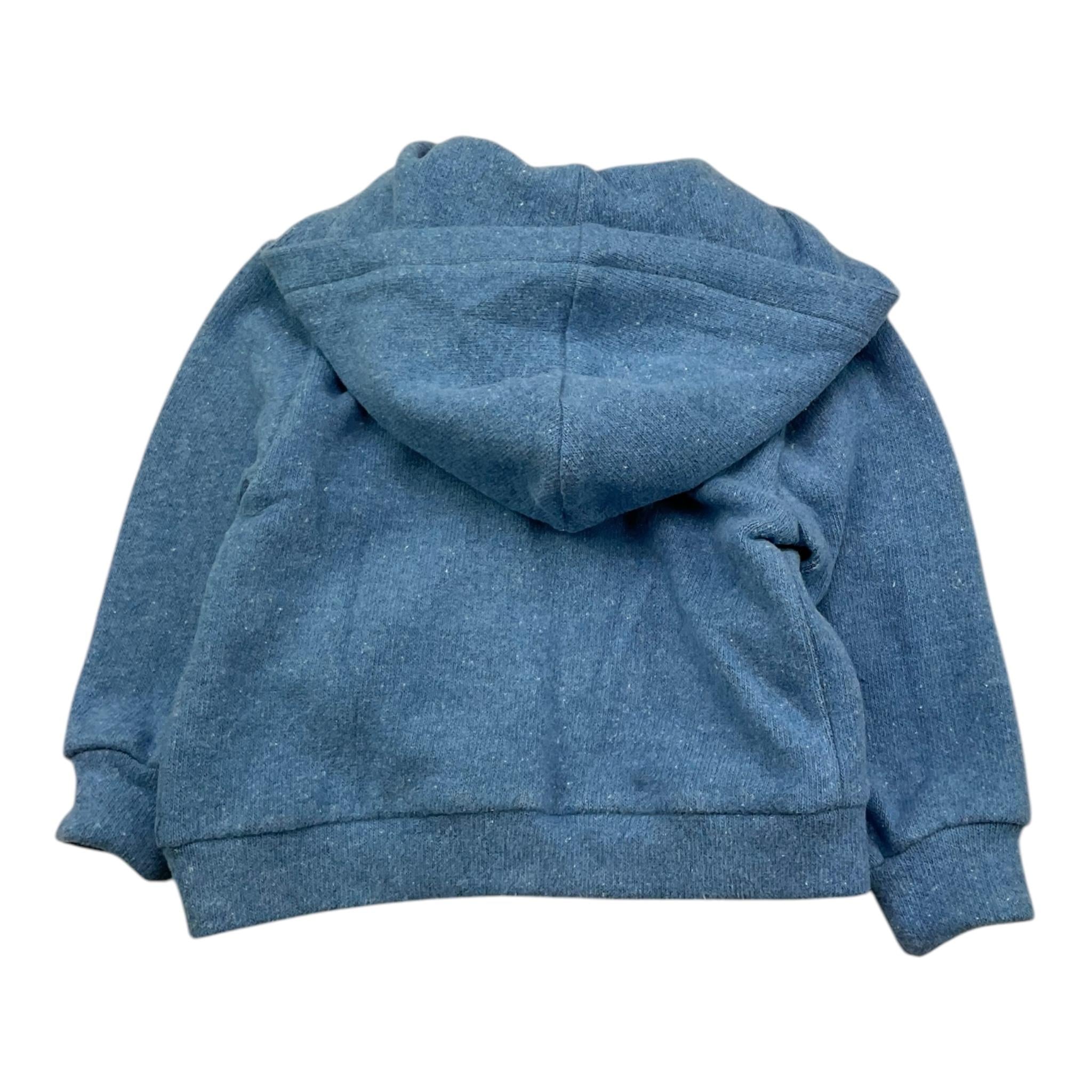 LE BEBE' felpa tinta unita con zip e cappuccio Blu per Neonato LBB5209 BLU LE BEBE' 
