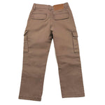 FAY pantalone tinta unita con tasconi Marrone per Bambino FVP20 MARRONE FAY 