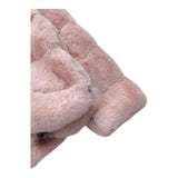 FRANCESCA CONOCI pelliccia tinta unita con zip e cappuccio Rosa per Bambina 2709 ROSA FRANCESCA CONOCI 