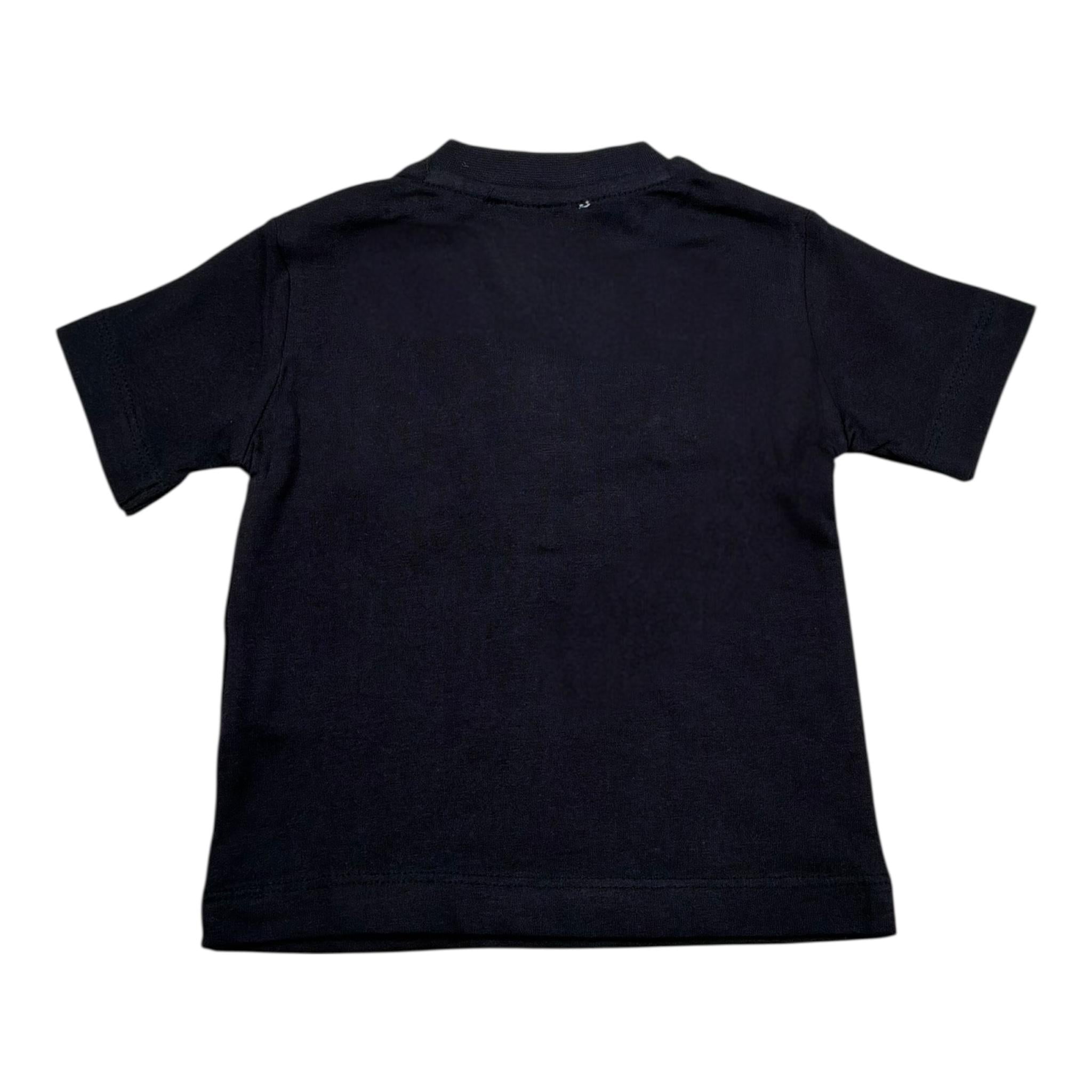 Cesare Paciotti T-Shirt Girocollo Tinta Unita con Stampa per Neonato TSP5111BXX BLU CESARE PACIOTTI 