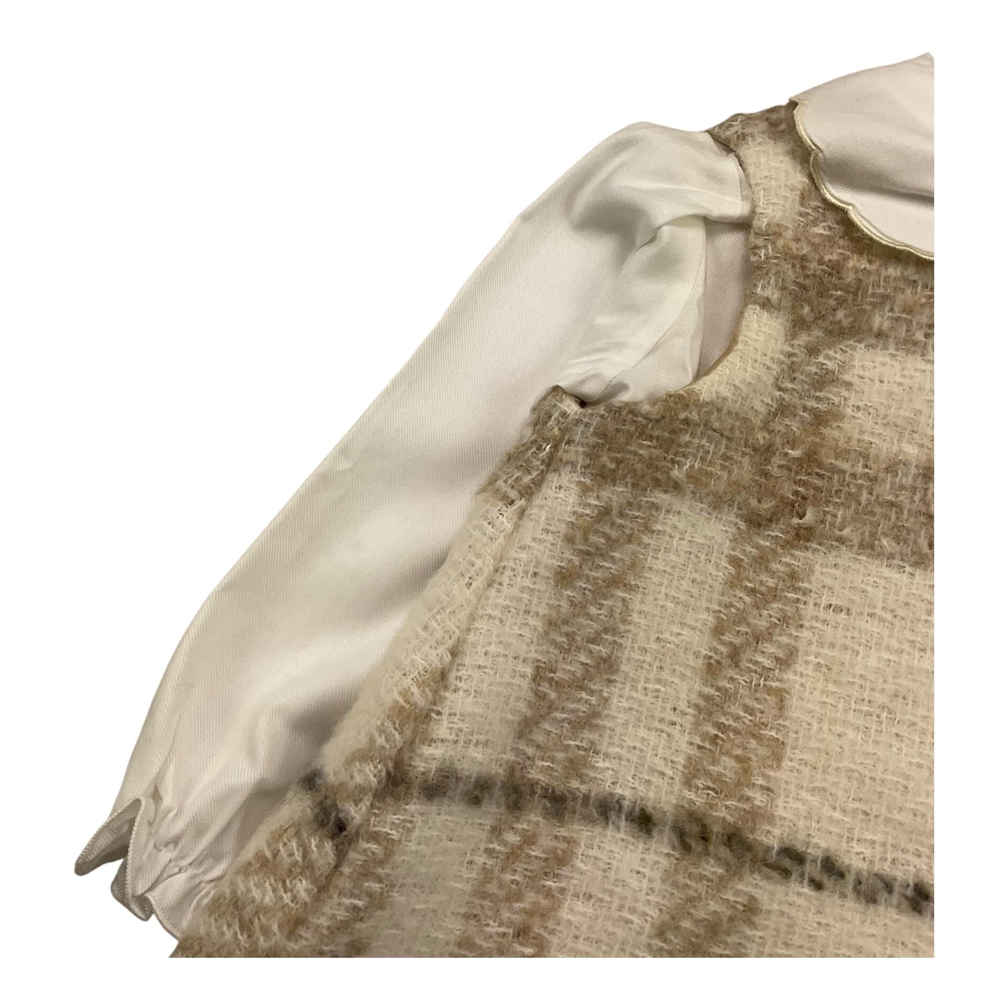 BARCELLINO set abito-camicia bicolore Beige per Neonata 115621 BEIGE BARCELLINO 