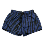 Paolo Pecora Costume Modello Boxer Tinta Unita con Fantasia A Righe per Bambino PP200111 BLU PAOLO PECORA 
