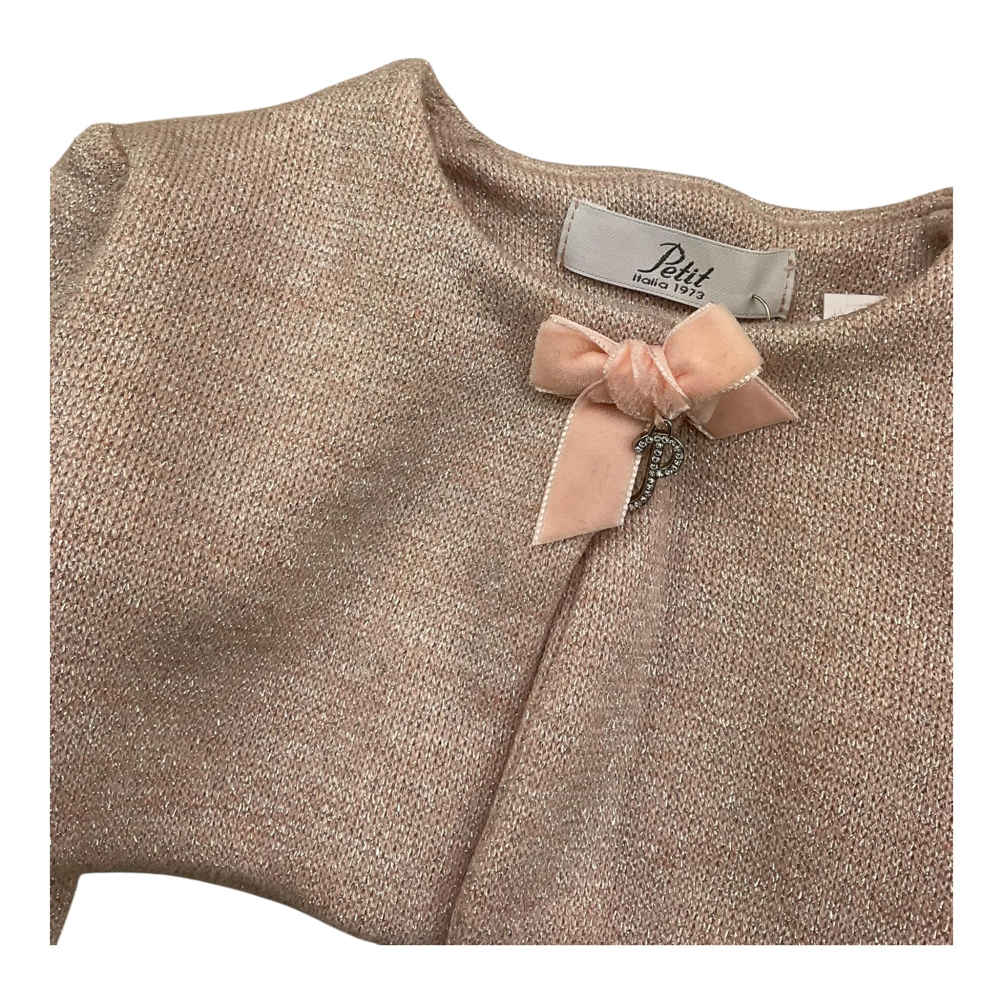 PETIT coprispalle tinta unita lurex Rosa per Neonata S1515917 ROSA PETIT 