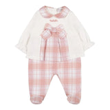 NANAN completo 2pz shirt-ghettina bicolore Bianco/rosa per Neonata I2449401R BIANCO/ROSA NANAN 