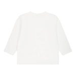 STELLA McCARTNEY shirt girocollo tinta unita con stampa pinguino Bianco per Bambino TT8610J BIANCO STELLA McCARTNEY 