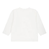 STELLA McCARTNEY shirt girocollo tinta unita con stampa pinguino Bianco per Bambino TT8610J BIANCO STELLA McCARTNEY 