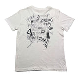 Yours T-Shirt Crew Neck Solid Color With Contrast Print White For Boys