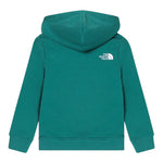 THE NORTH FACE felpa chiusa con cappuccio tinta unita con logo Verde per Bambino NF0A89HHNL1 VERDE THE NORTH FACE 