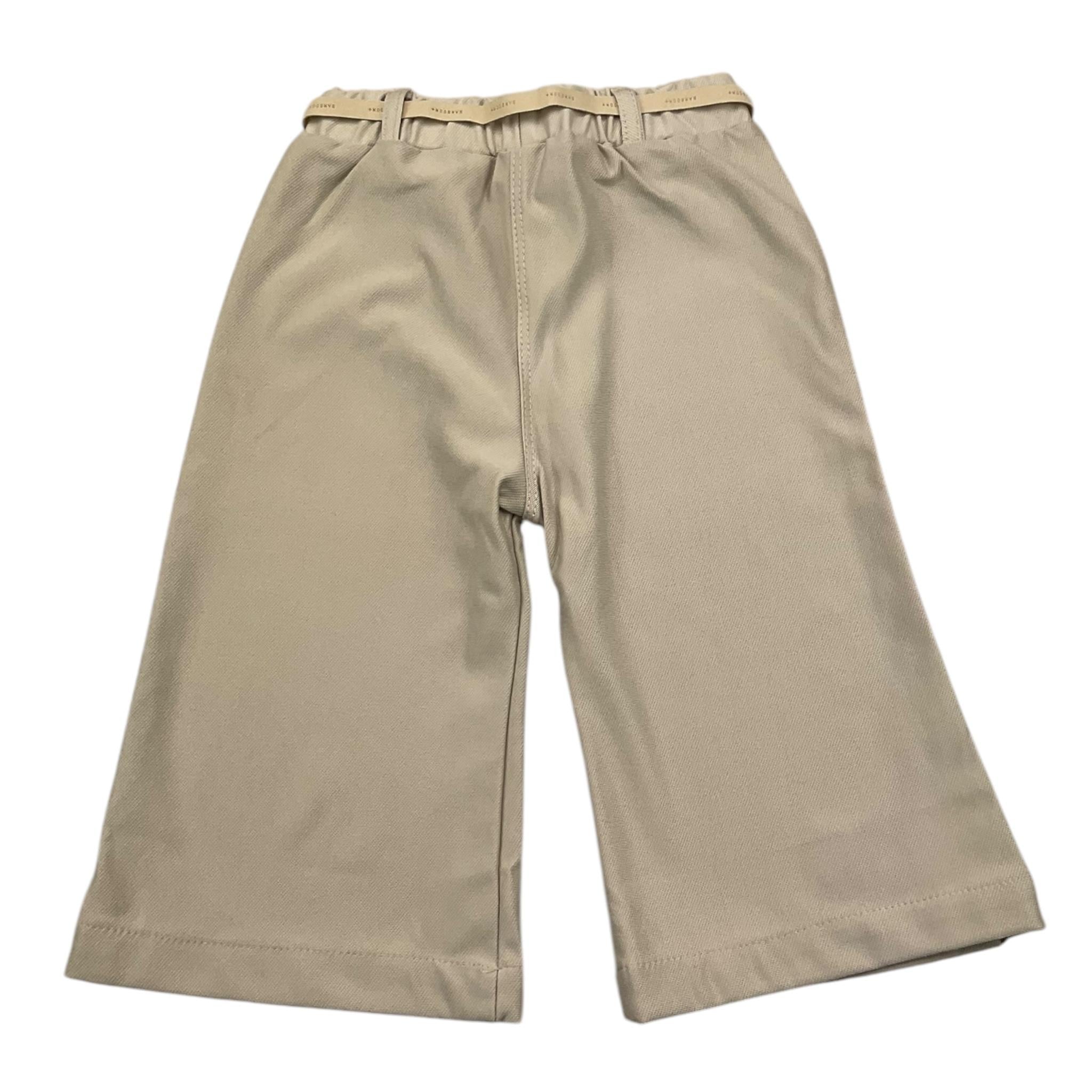 BAMBOOM+BABIES pantalone tinta unita modello palazzo Sabbia per Neonata 558A SABBIA BAMBOOM+BABIES 