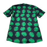 Louis Dieudonne' Camicia Tinta Unita Mezza Manica con Fantasia per Bambino LD01 NERO/VERDE LOUIS DIEUDONNE' 