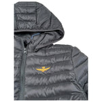 Aeronautica Militare Giubbino Tinta Unita con Cappuccio per Bambino 242AB001A NERO AERONAUTICA MILITARE 