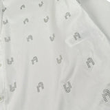 Liu Jo Camicia Tinta Unita con Brillantini per Bambina GA5138 BIANCO LIU JO 