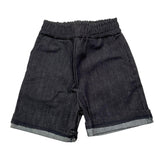 Numbers Bermuda Solid Color With Elastic Waist Blue For Newborn