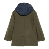 FAY cappotto sfoderabile tinta unita con bottoni Verde per Bambino FV2Q00 VERDE FAY 