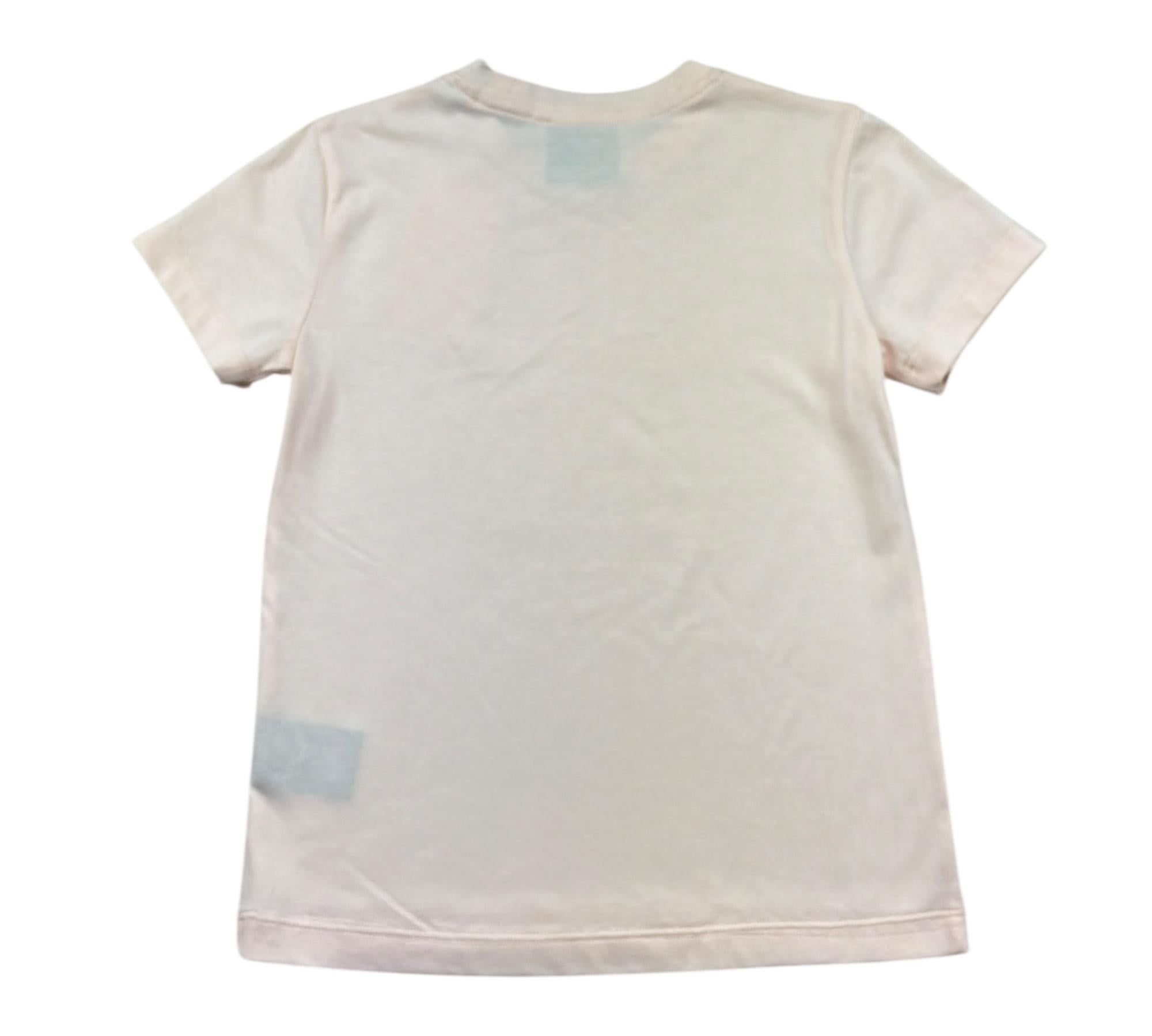 Trussardi T-Shirt Girocollo Tinta Unita con Logo per Bambina TGP26001TS ROSA TRUSSARDI 