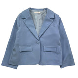 M+E' Plain Blue Jacket for Kids