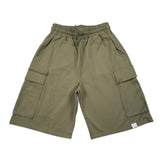 Please Bermuda In Felpa Tinta Unita per Bambino RE12042B72 VERDE PLEASE 