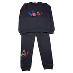 GAELLE completo 2 pezzi felpa-pantalone tinta unita Nero per Bambina 274100527 NERO GAELLE 