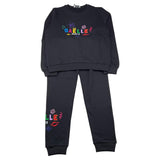GAELLE completo 2 pezzi felpa-pantalone tinta unita Nero per Bambina 274100527 NERO GAELLE 