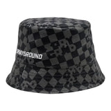 Sprayground Cappello Modello Pescatore Fantasia Quadri per Bambino SP14998GRY GRIGIO SPRAYGROUND 