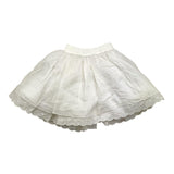 Mimisol Plain Skirt With White Embroidery For Baby Girl
