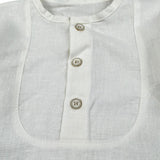 Babyvip Camicia Tinta Unita con Bottoni In Contrasto per Neonato T1345 BIANCO BABYVIP 