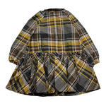 PICCOLA LUDO abit manica lunga fantasia scozzese Nero per Bambina BS6WB049 NERO PICCOLA LUDO 