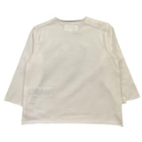 TEDDY E MINOU shirt tinta unitacn ricamo faccia gatto Panna per Neonato I22SH008M01155 PANNA TEDDY E MINOU 