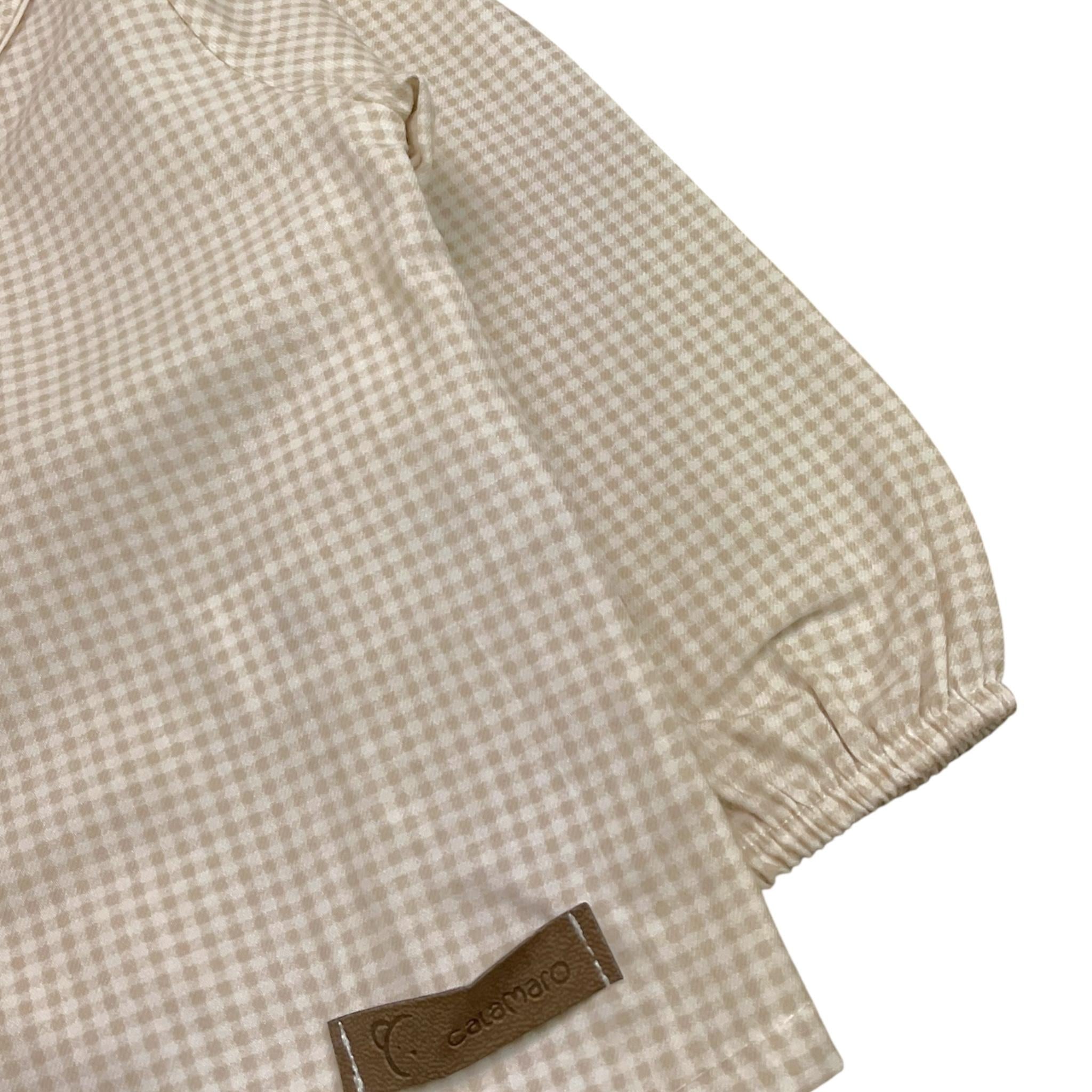 CALAMARO completo 2pz shirt-coulotte bicolore Beige per Neonato 11062X BEIGE CALAMARO 