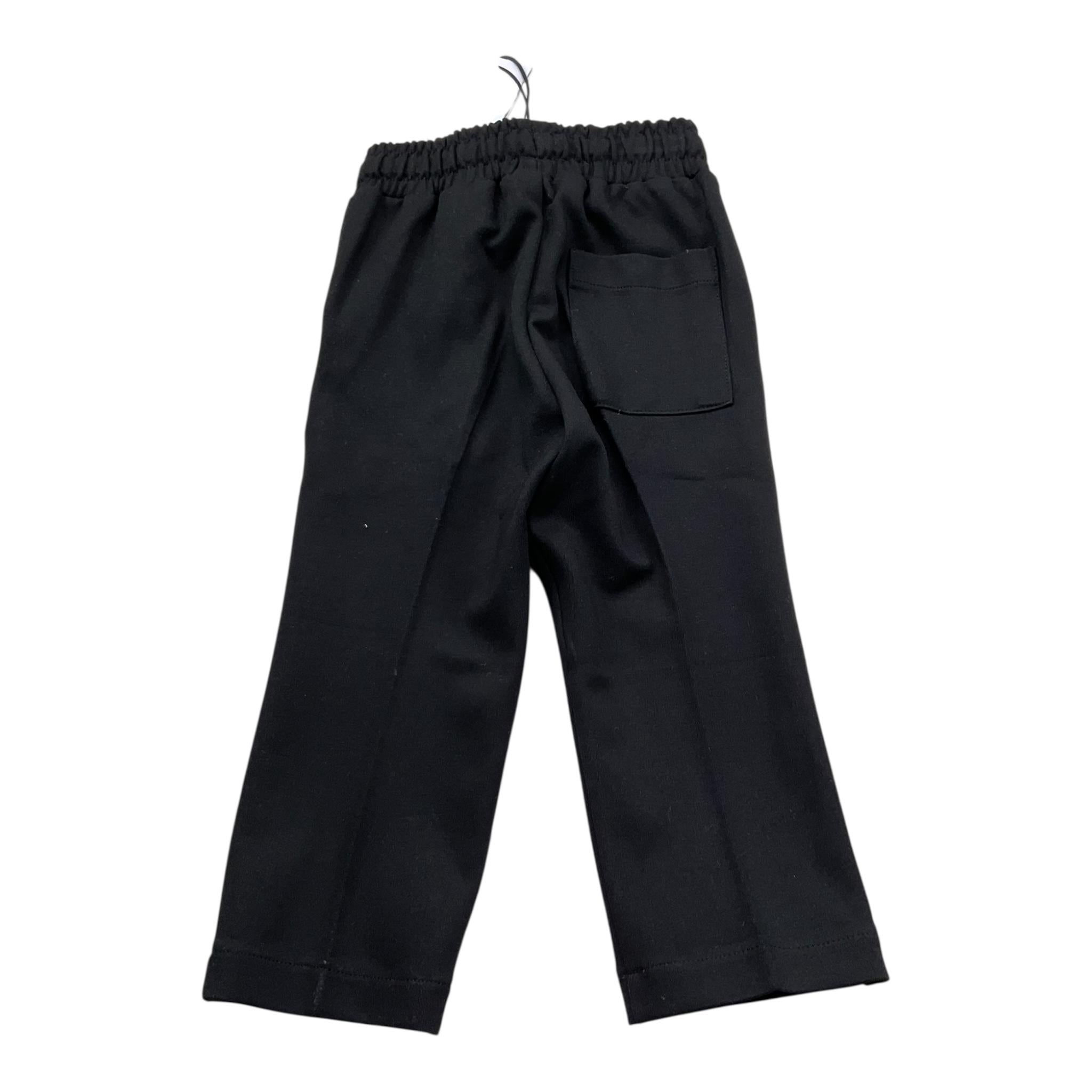 Cesare Paciotti Pantalone Tinta Unita con Elastico In Vita per Bambino PFP5151BJ NERO CESARE PACIOTTI 