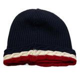 MONCLER cappello titna unita con logo Blu per Bambino 9543B00009 BLU MONCLER 