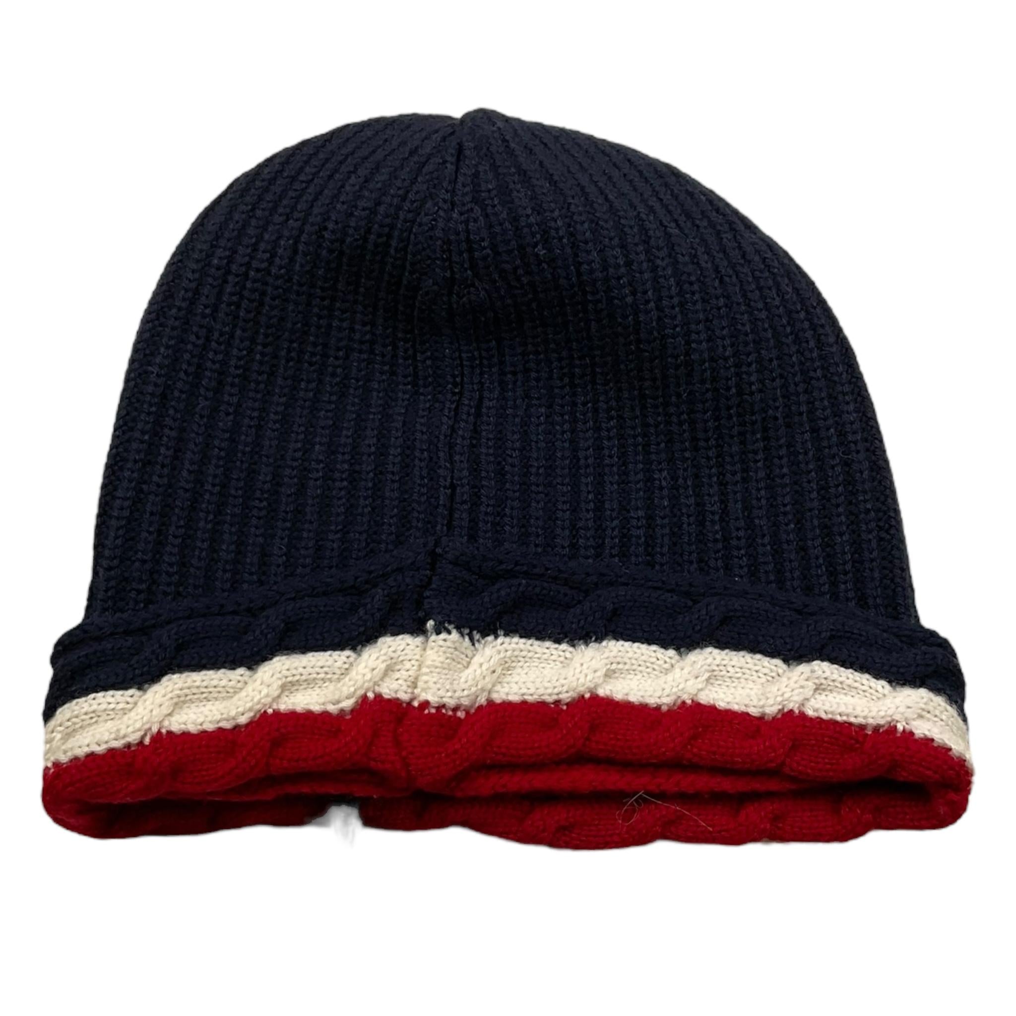 MONCLER cappello titna unita con logo Blu per Bambino 9543B00009 BLU MONCLER 