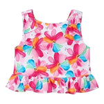 Mayoral Top Giromanica Fantasia Fiori per Neonata 3023X BIANCO MAYORAL 
