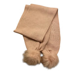 LIU JO sciarpa tinta unita con pon pon Rosa per Bambina K69032 ROSA LIU JO 