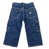 GUESS jeans tinta unita modello a palazzo con girovita regolabile Blu per Neonata K4YA00D5FL0N BLU GUESS 