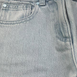 Stella Mccartney Jeans Tinta Unita con Girovita Regolabile per Bambina TW6A80 AZZURRO STELLA McCARTNEY 