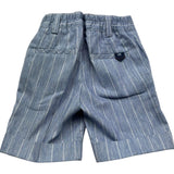 Manuel & Frank Bermuda Tinta Unita con Girovita Regolabile per Bambino MF2313B BLU MANUEL & FRANK 