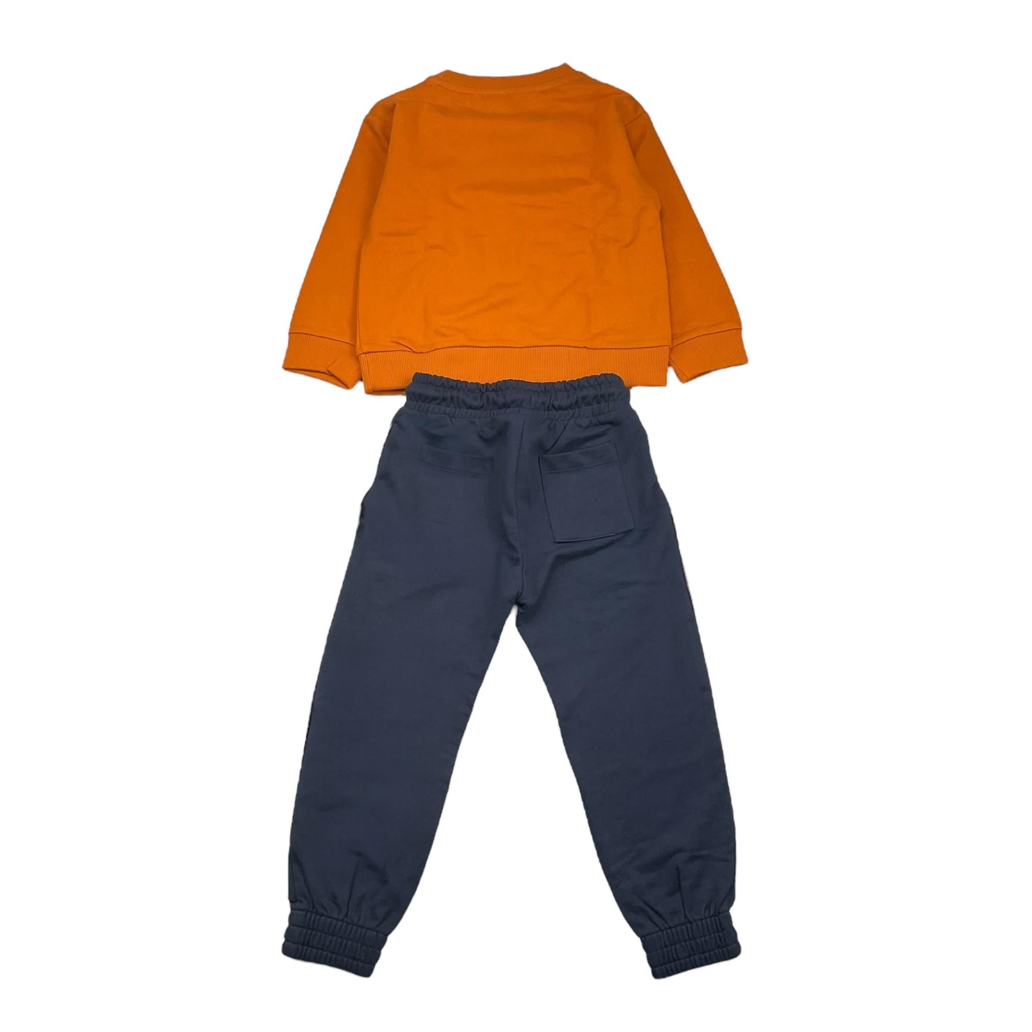 MAYORAL completo 2pz felpa-pantalone bicolore Arancione per Bambino 4883 ARANCIONE MAYORAL 