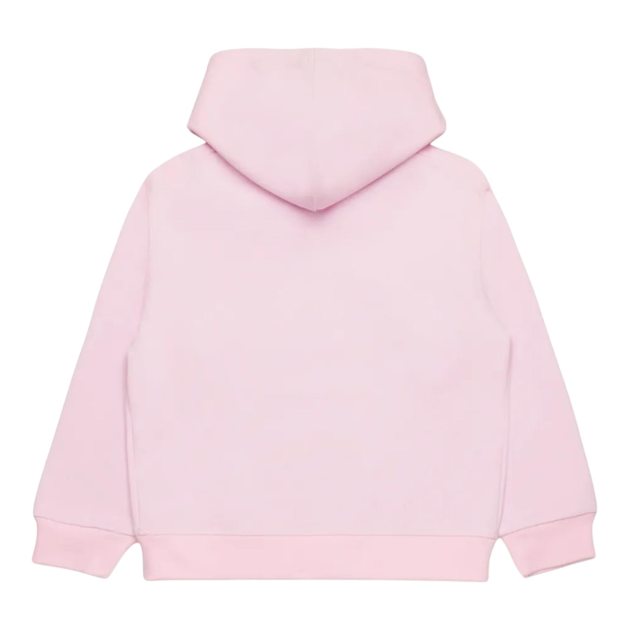 DSQUARED2 felpa tinta unita con cappuccio e stampa Rosa per Bambina DQ2581X ROSA DSQUARED2 