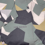 Neil Barrett Green Patterned Solid Color Half Sleeve Shirt For Boys