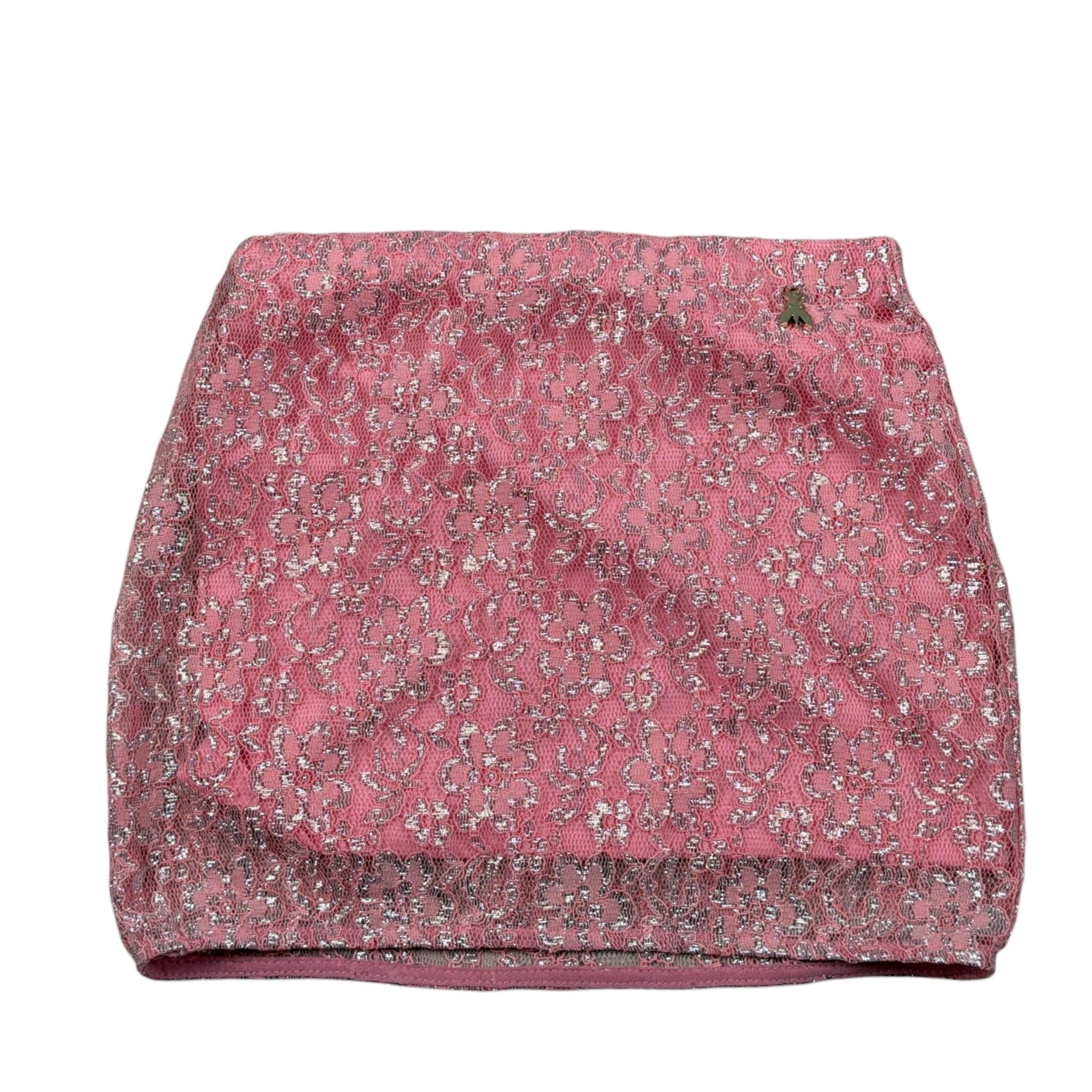 Patrizia Pepe Gonna tinta unita con Paillettes Rosa per Bambina 7G0144 ROSA PATRIZIA PEPE 