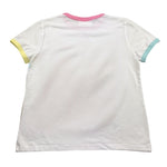 Saint Barth T-Shirt Tinta Unita con Stampa per Bambina ELLY00301844F BIANCO SAINT BARTH 