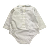 LA STUPENDERIA camicia modello body tinta unita con stelle Bianco per Neonato TBBD51 BIANCO LA STUPENDERIA 