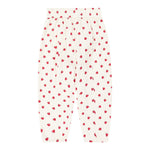 Monnalisa Pantalone tinta unita con Stampa Fragole Beige per Bambina 11C420 BEIGE MONNALISA 